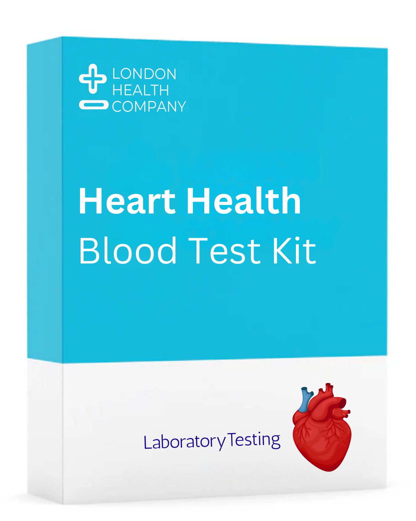 complete Hearth health blood test kit at-home for lab analysis and report, measures total cholesterol, hdl, ldl and triglycerides. 