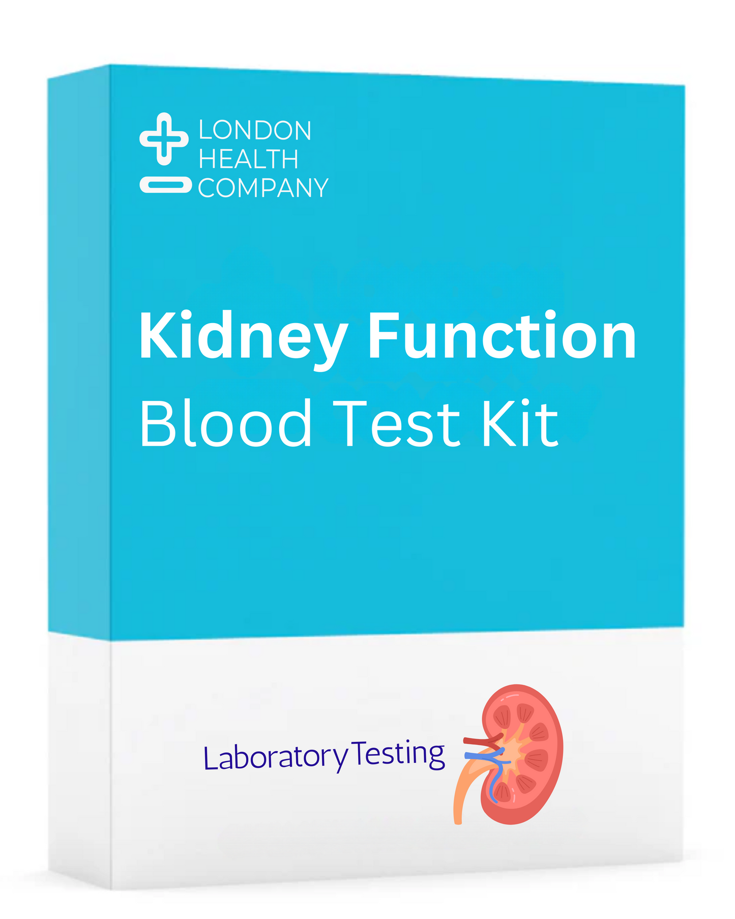 Lab analysis complete at-home blood collection kit for kidney function testing Creatinine, Urea, Uric acid, Albumin and Calcium