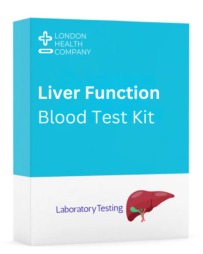Lab analysis complete at-home blood collection kit for liver function testing Total Protein, Total Bilirubin, Albumin, Globulin, GGT, ALT, AST 