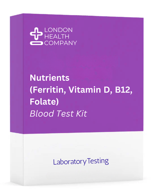 nutrient folate, b12 vitamin D and ferritin home blood collection test kit