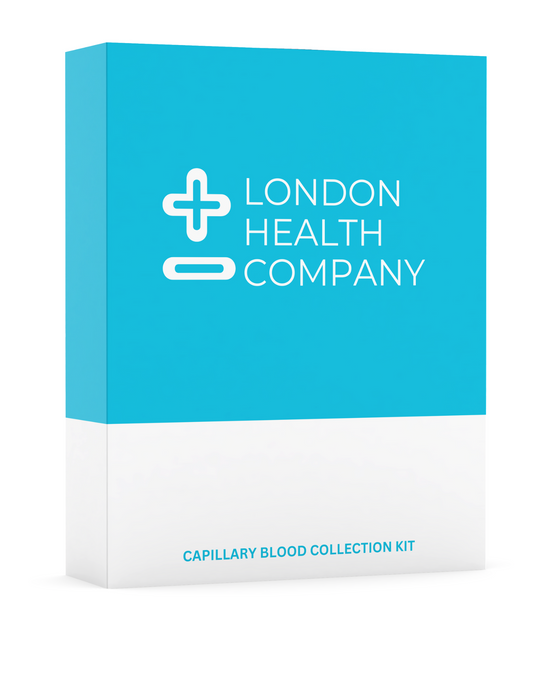 Blood sample collection kit for testing HCG