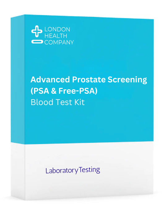 Advanced PSA blood test collection kit including all collection requirements for PSA and Free PSA testing 
