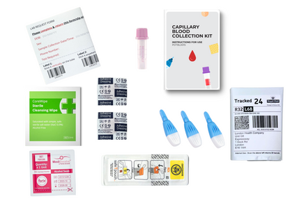 blood count test kit components