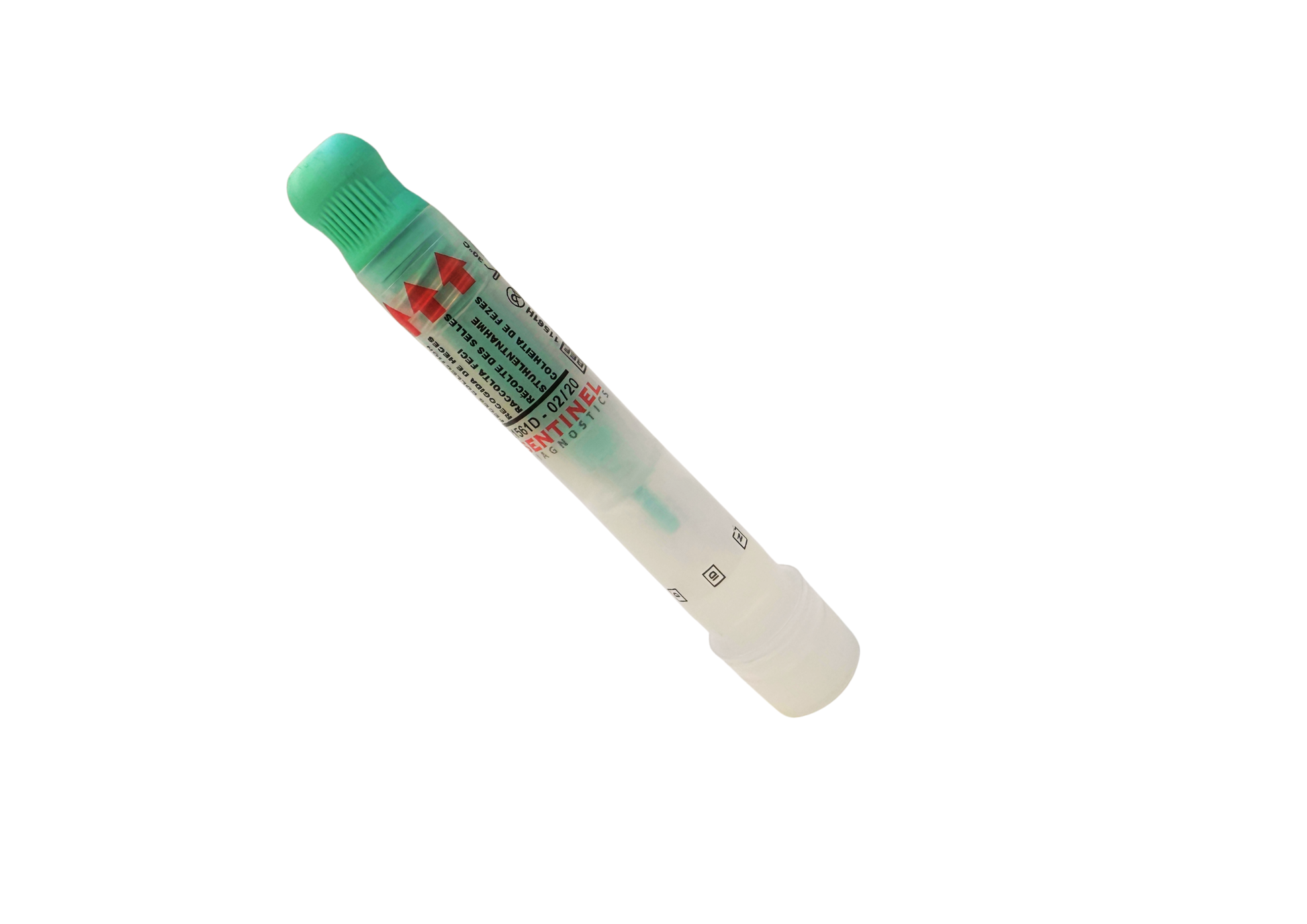Tube for stool sample collection